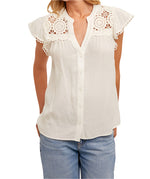 Crochet details top