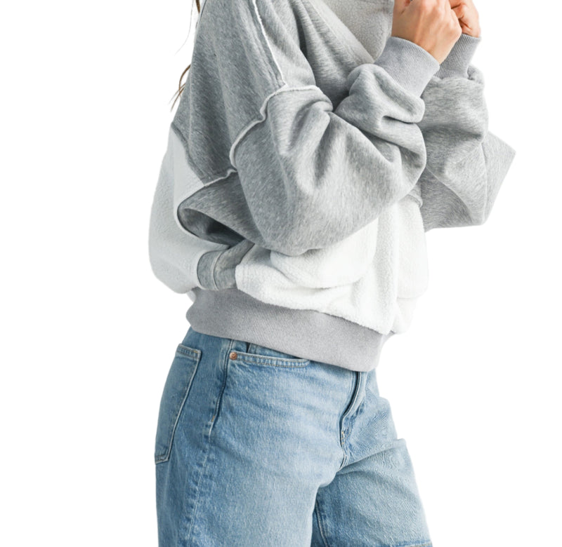 Cloudy Days Zip Sweatshirt