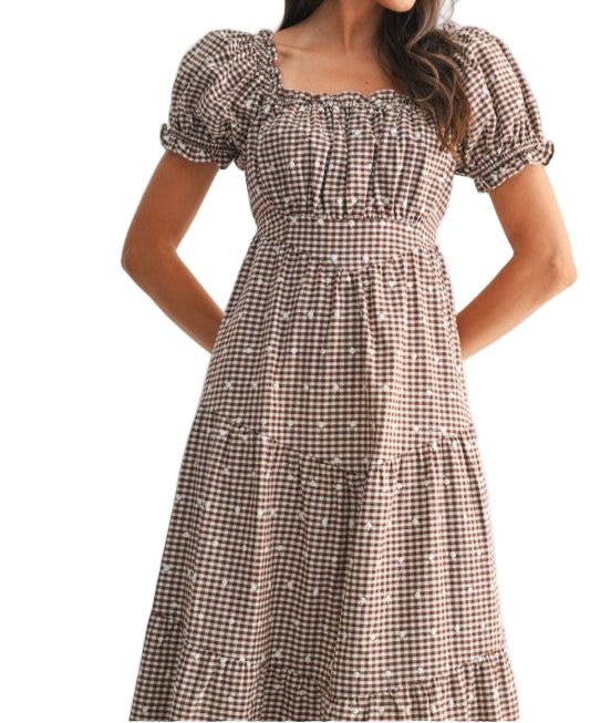Sweet Tea Gingham Dress